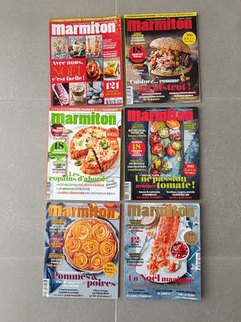 Lot de 6 magazines Marmiton