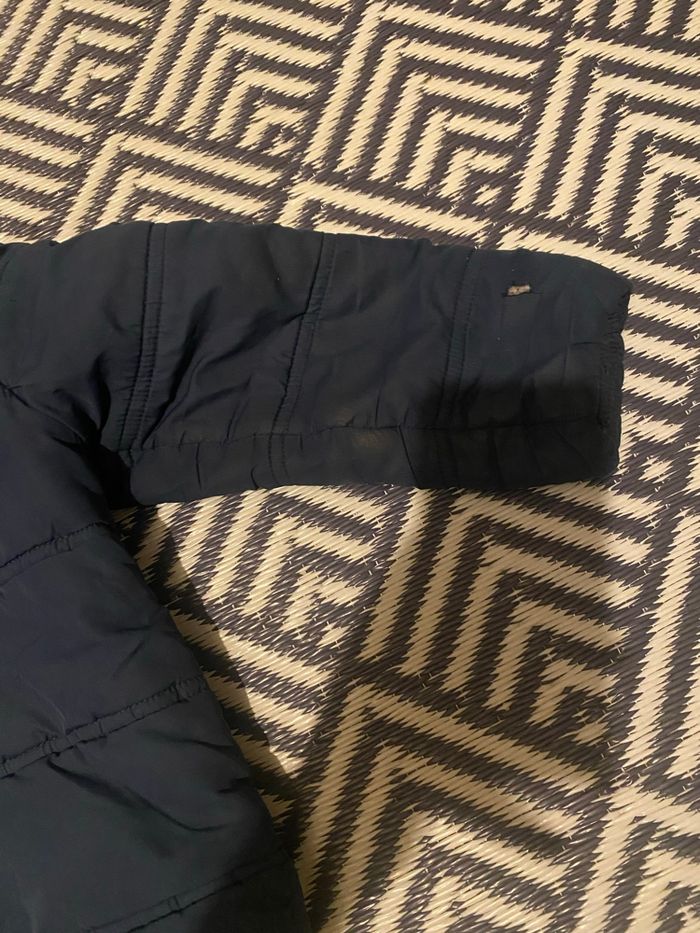 Doudoune bleu marine avec capuche - photo numéro 2