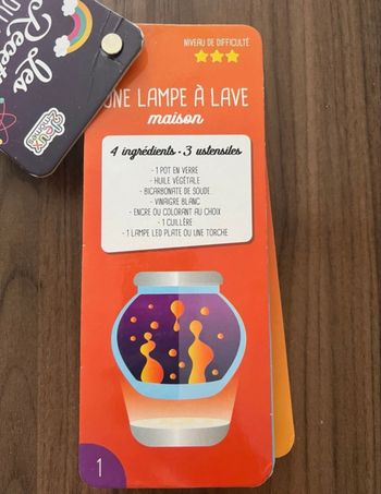 Cartes recettes du scientifique
