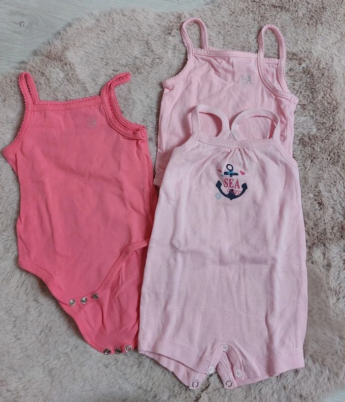Lot de 3 bodys 3 mois