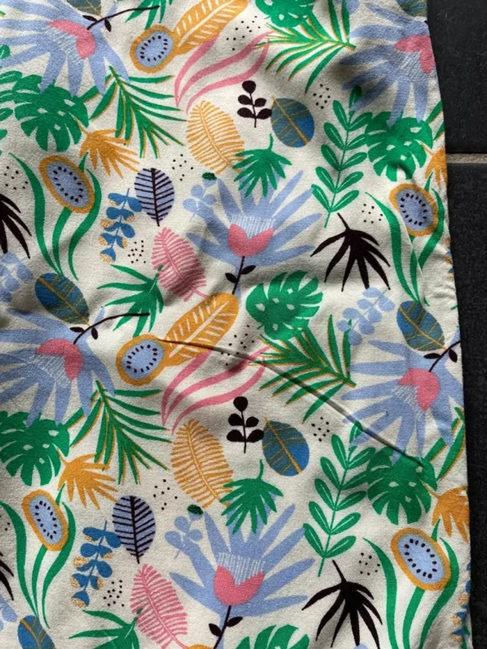 Pantalon fluide à motif tropical - photo numéro 2