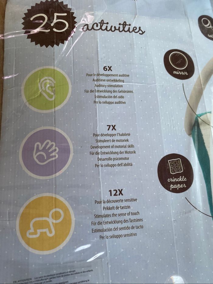 Tapis d'éveil Gaston et Cyril Nattou - photo numéro 5