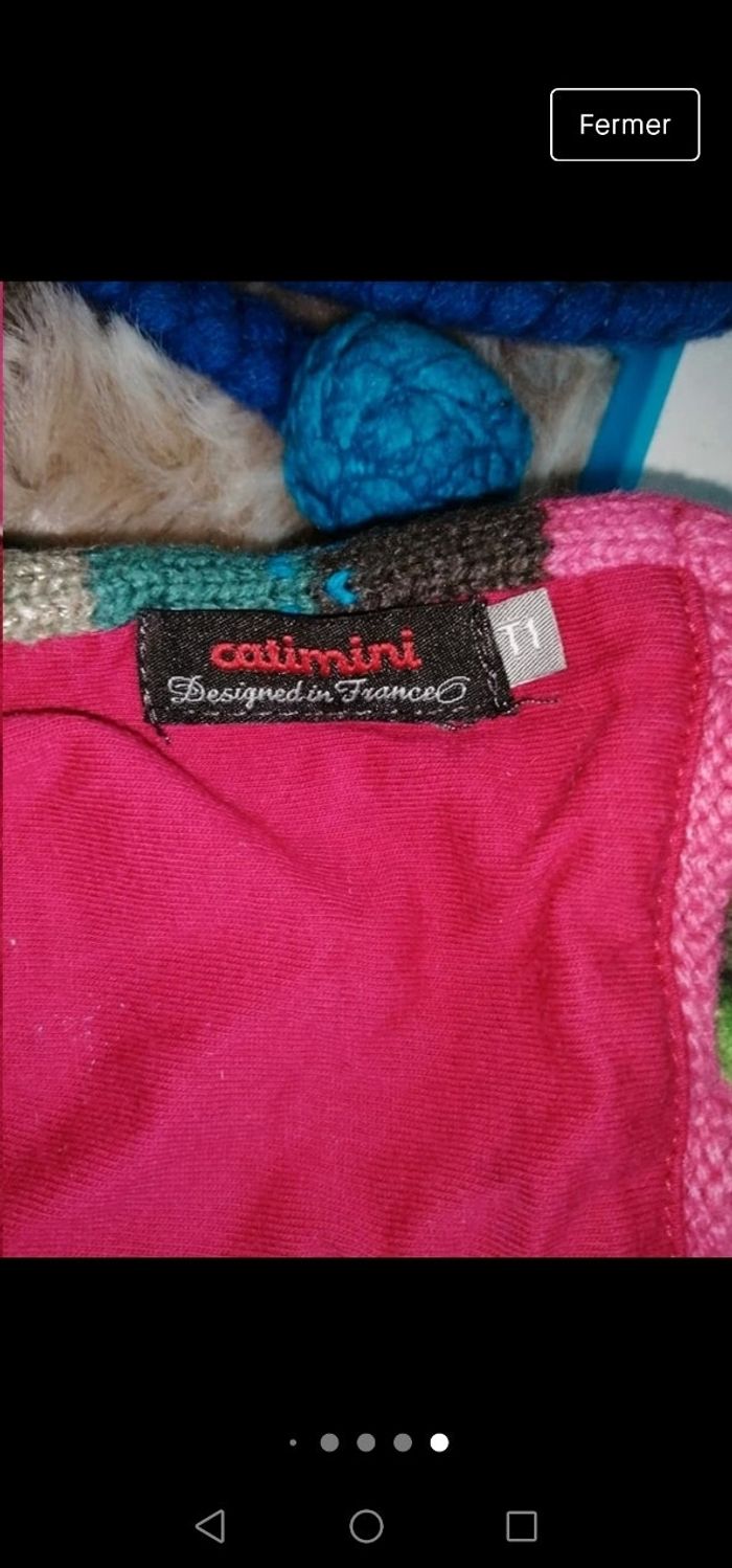 Ensemble Bonnet et echarpe Fille Catimini - photo numéro 5