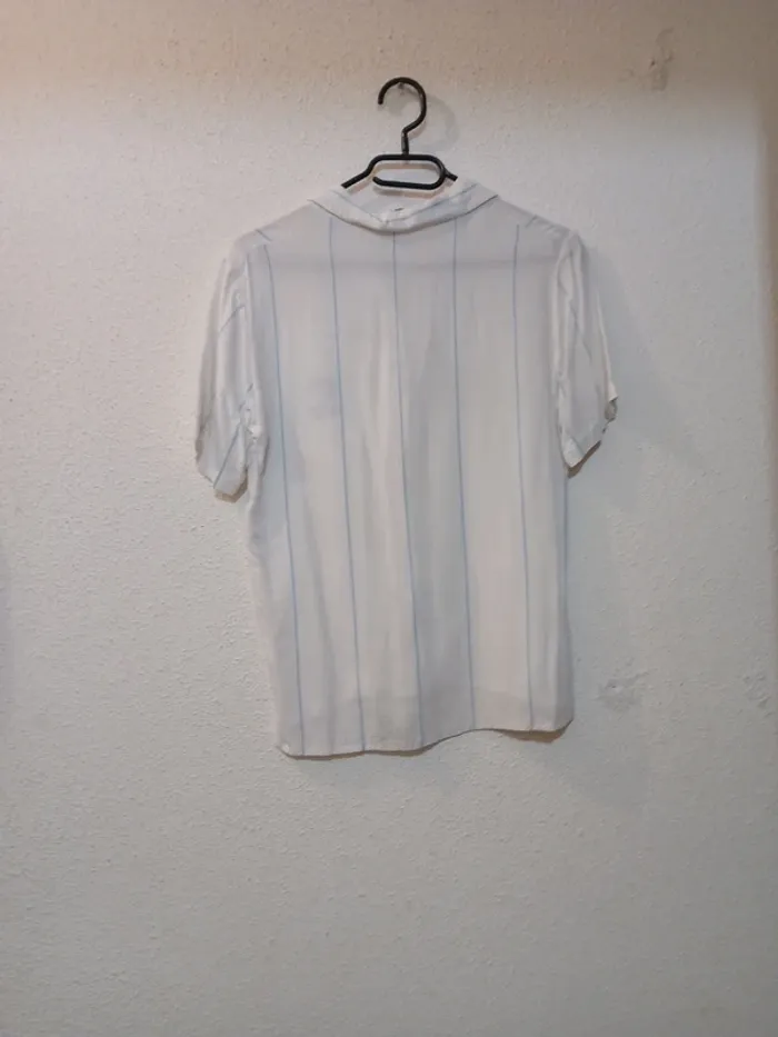 Chemise légère a rayures bleu/blanc " Daniel hechter " taille L - photo numéro 4