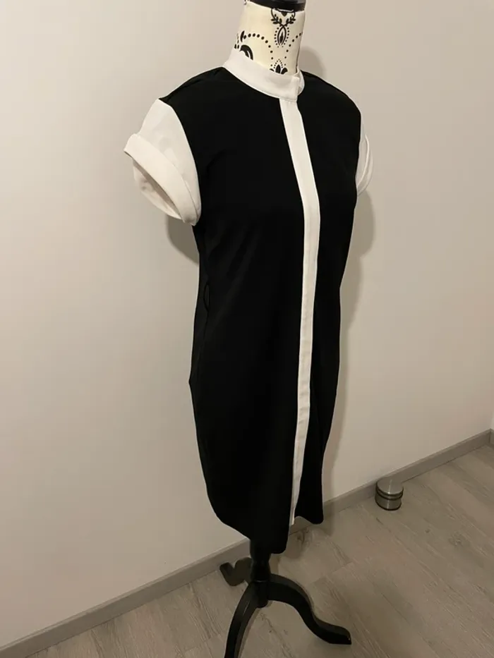 Robe fourreau bicolore Bodyflirt | Noir et blanc | Taille 38/40 - photo numéro 2