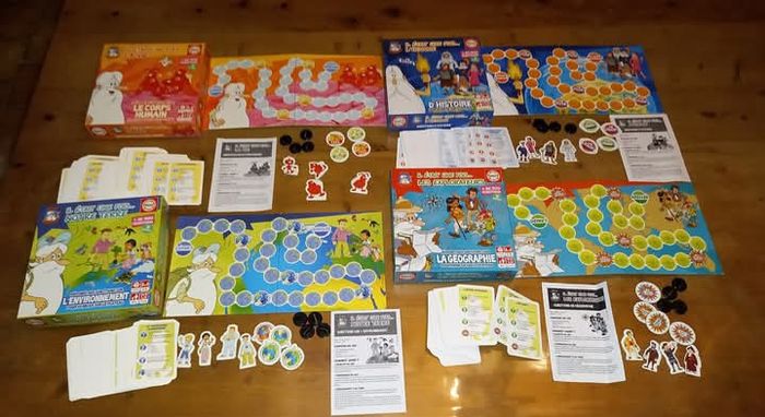 4 petits jeux " Il était une fois " Notre terre, La vie, L'homme et les explorateurs . Educa à partir de 6 ans - photo numéro 3