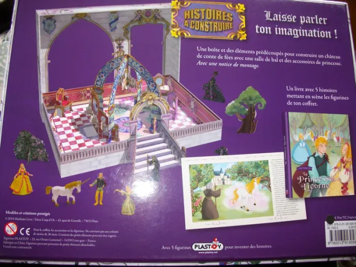 Livre coffret Le château des contes de fées Playstoy NEUF - photo numéro 3