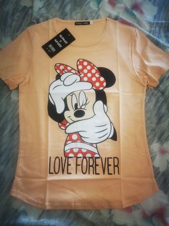 T-shirt Minnie saumon