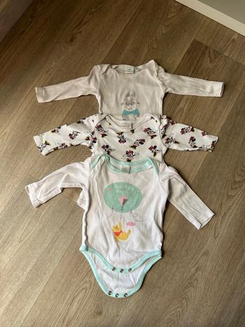 Lot 3 bodies fille 6 mois