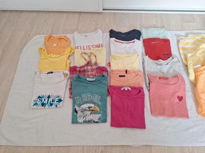 Lot tee-shirts filles - photo numéro 2