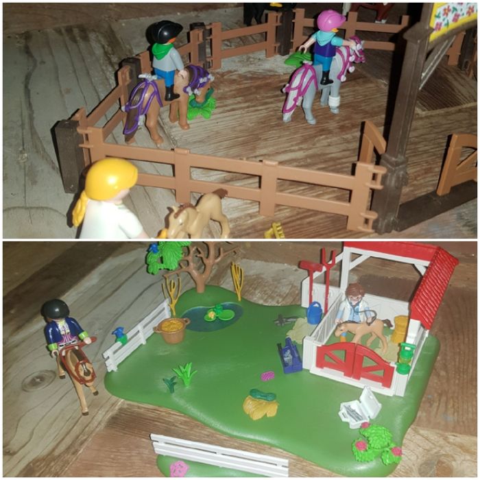 Lot équitation playmobil