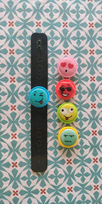 Bracelet smiley interchangeable