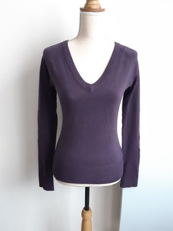 Pull fin violet H&M T36