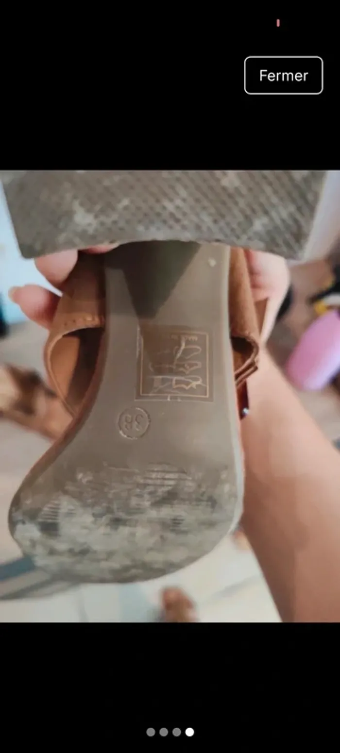Chaussure talon taille 38 marque botega - photo numéro 4