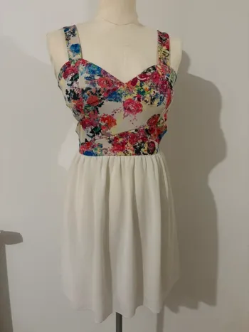Robe bustier à imprimé fleuri – Taille S