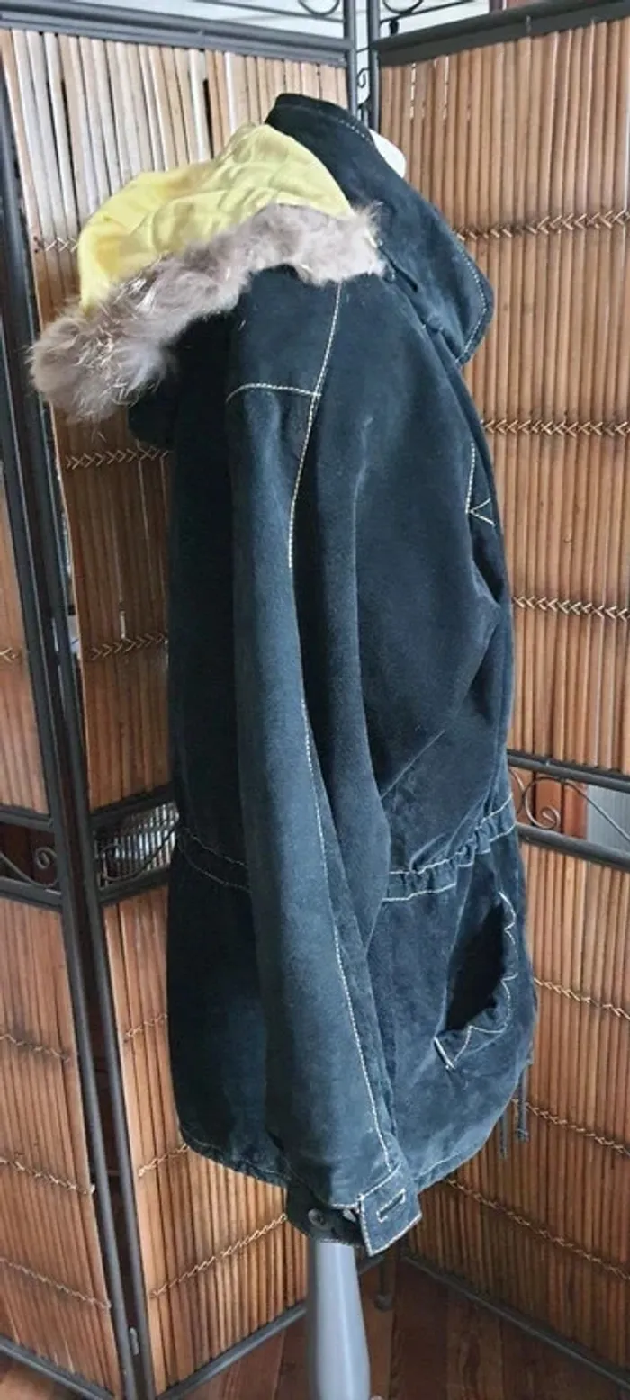 Blouson femme cuir noir "RT International" taille L - photo numéro 6