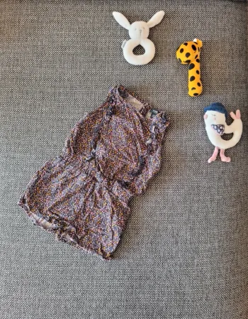 Combishort sans manche fille 36 mois