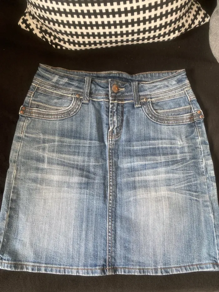 Jupe en jean Camaïeu