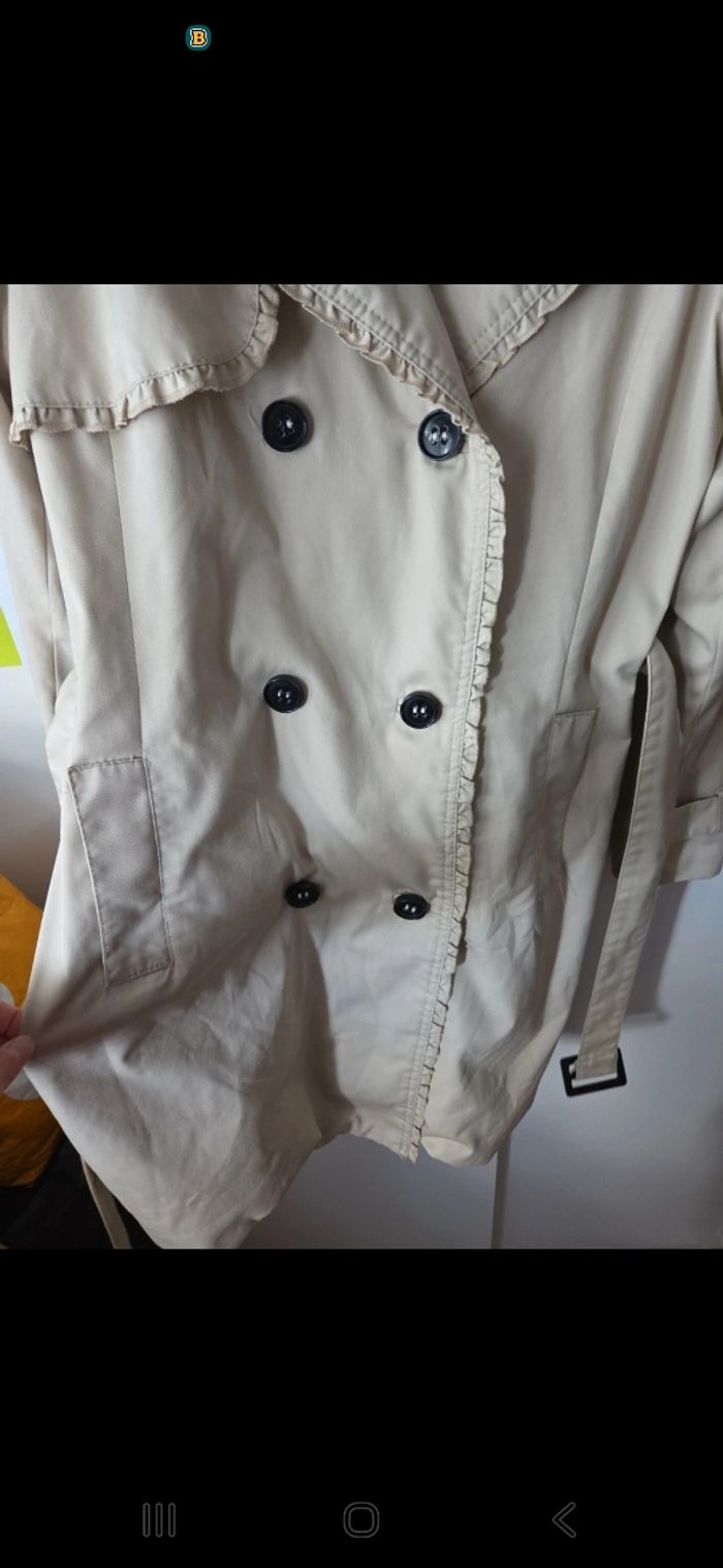 Trench beige h&m 42 - photo numéro 3