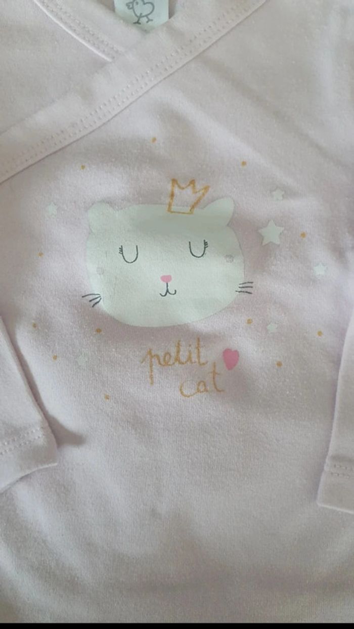 Lot de 6 bodies manches longues 68 cm - photo numéro 5