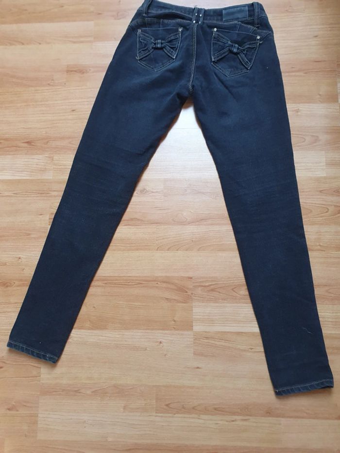 Jeans droit stretch taille basse - photo numéro 2
