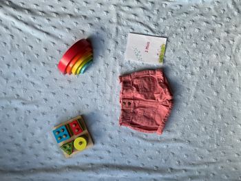 short en jean rose taille élastique 3 mois kiabi