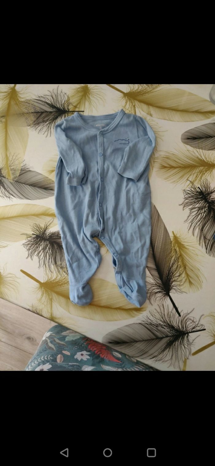 Pyjama jersey taille 1 mois