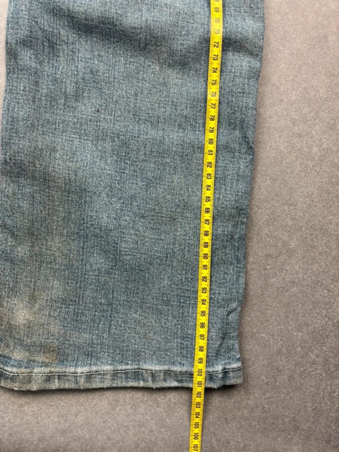 Jean pantalon coupe droite 561 noir bleu W32 L30 - photo numéro 13