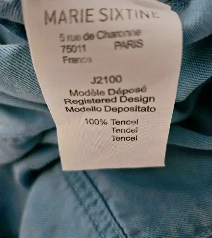 Combinaison bleu ciel Marie Sixtine Taille L Neuve - photo numéro 6