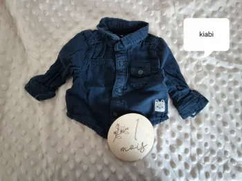 Chemise 1 mois Garçon