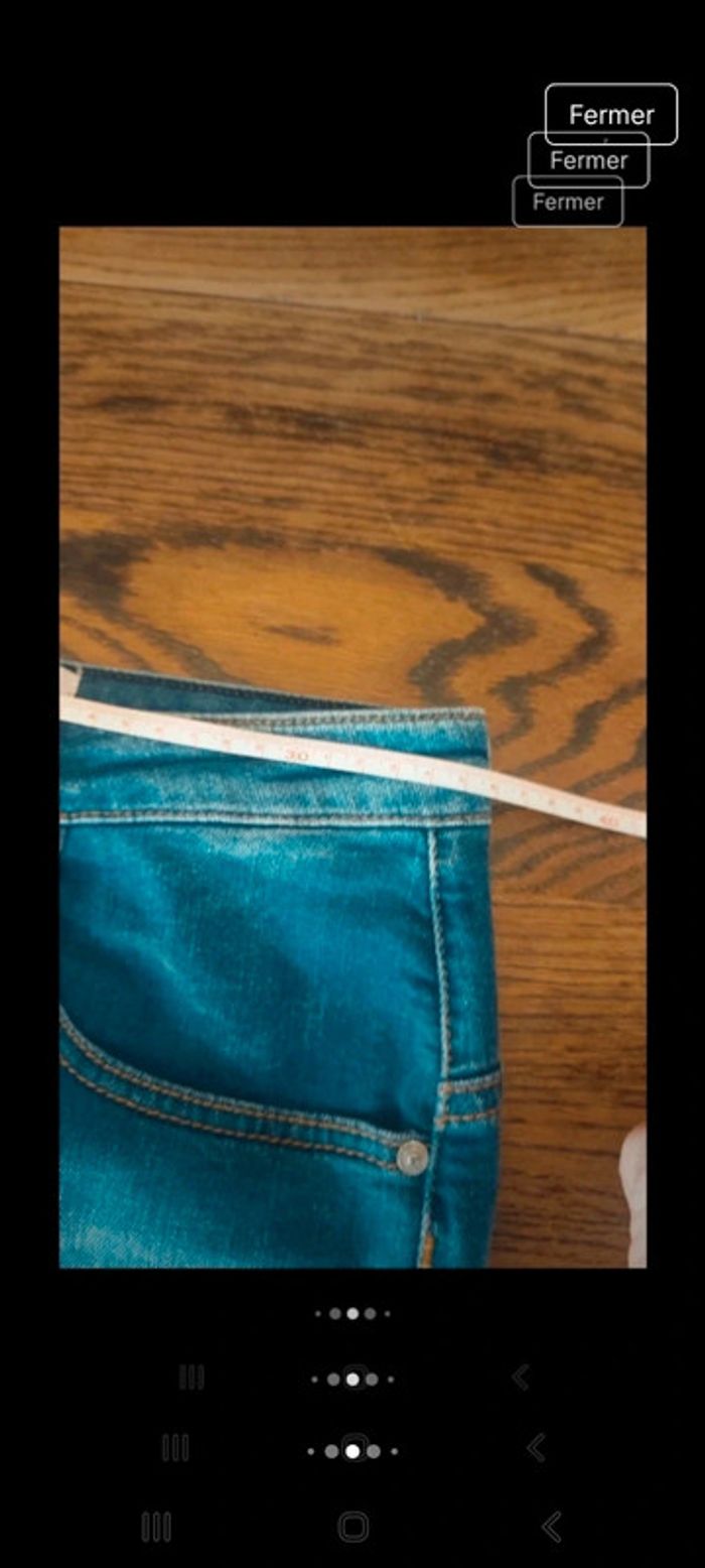 Jolie Mini Jupe en jeans Fiorucci W 26 fr 36 - photo numéro 12