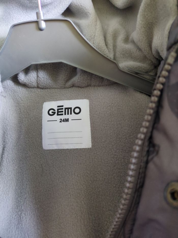 Doudoune Gémo neuve avec étiquette en 24 mois - photo numéro 2