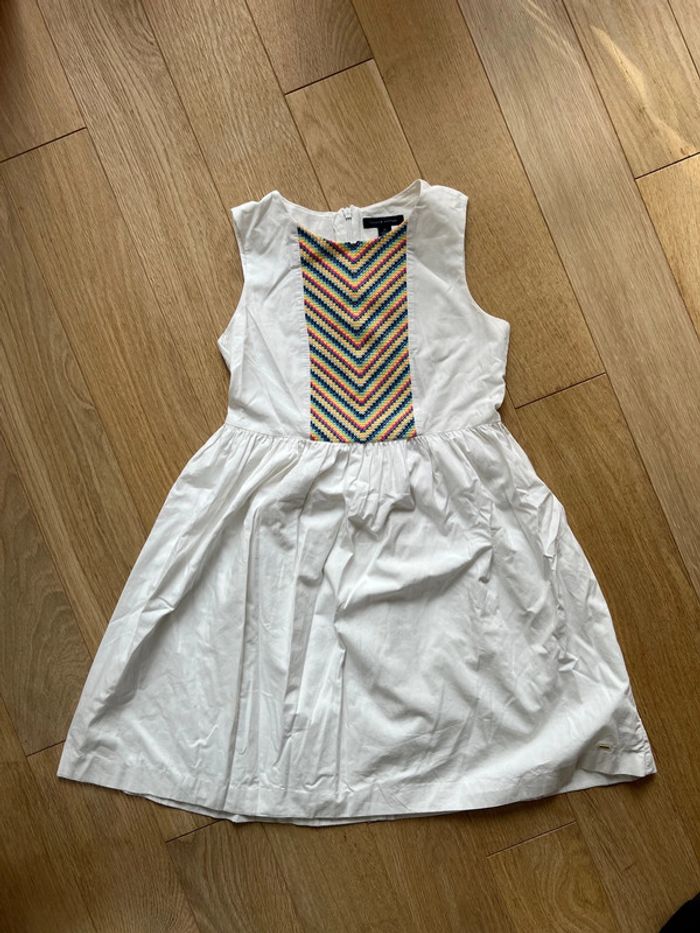 Robe tommy hilfiger blanche sales
