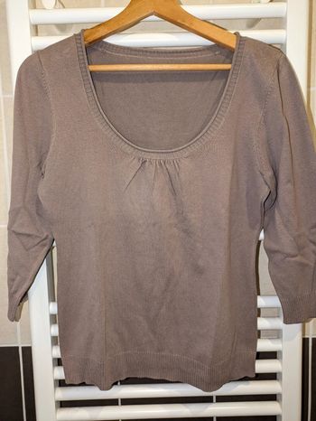 Pull manches 3/4 camaïeu T3