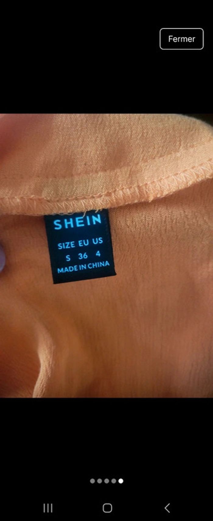 Blouse orange - photo numéro 3
