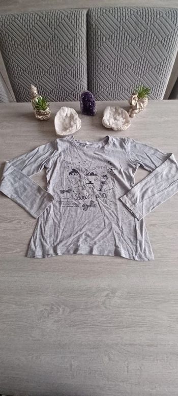 T-shirt gris 10 ans