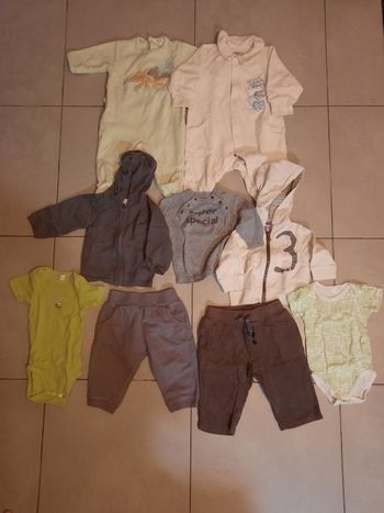 Lot de 9 vêtements 3-6 mois garçons