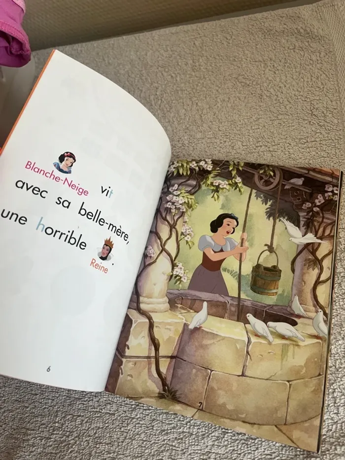 Livre “J’apprends à lire – début CP” 🏰 Blanche-Neige et les sept nains - photo numéro 4