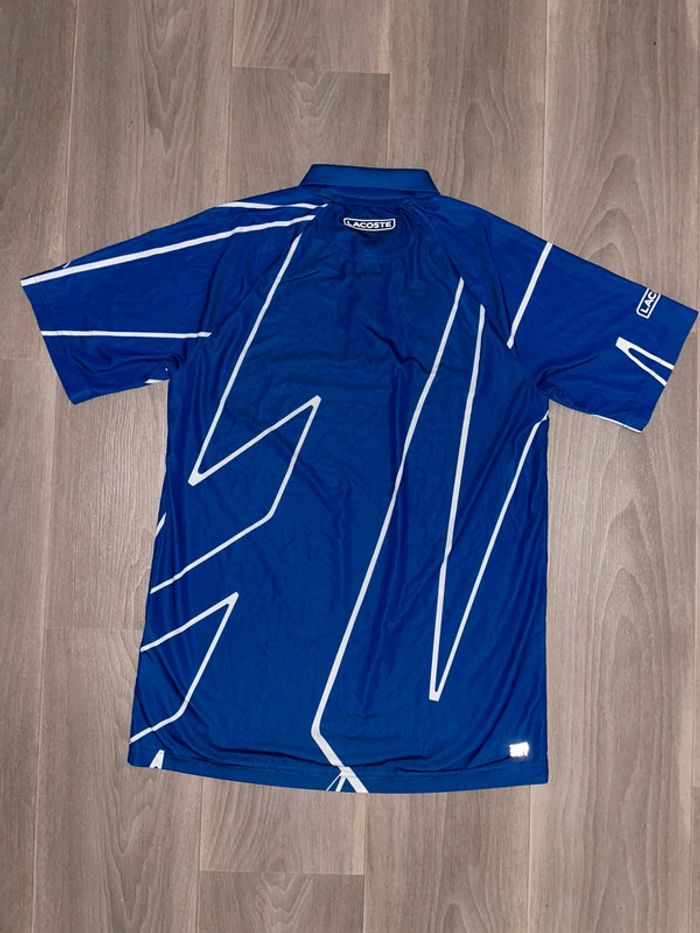 Polo Lacoste Sport Bleu Novak Djokovic 🔵 - photo numéro 4