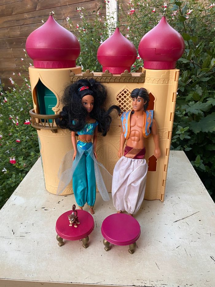 Disney princesse Jasmine Aladdin abu palais château Simba toys agrabah poupée castle - photo numéro 2
