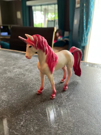 Licorne jument mandala rose schleich