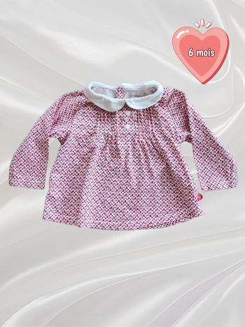 Haut manches longues fille 6 mois