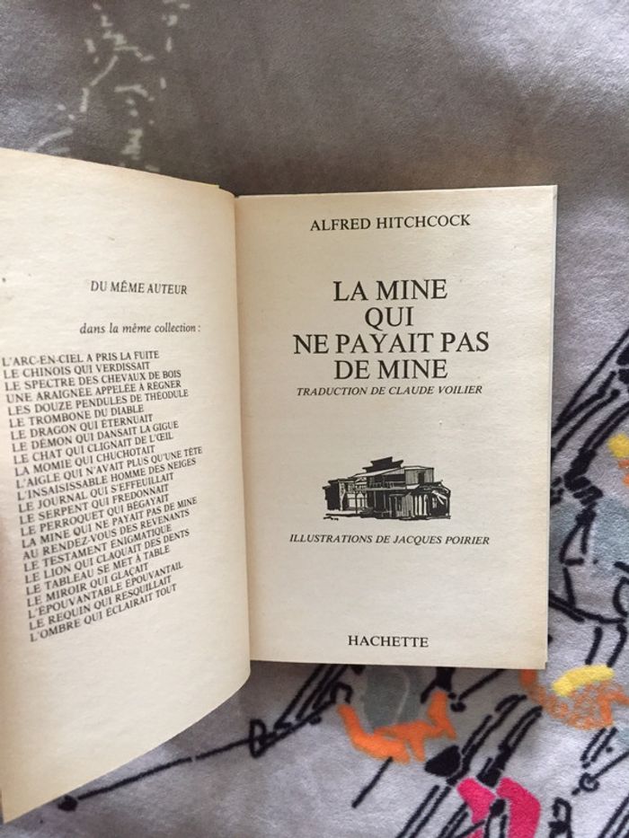 La mine qui ne payait pas de mine Alfred Hitchcock bibliothèque verte Hachette - photo numéro 7