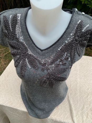 Pull Clara Vitti manches courtes Taille 34-36