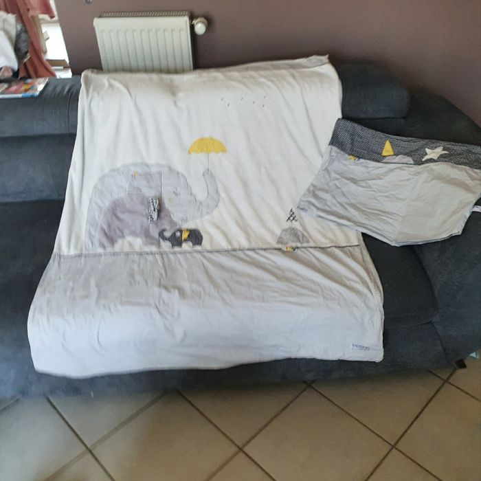 Housse de couette + taie d'oreiller Babyfan de Sauthon