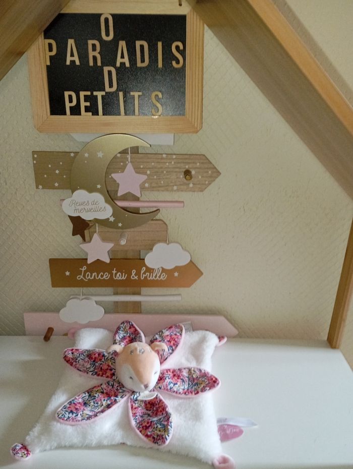 Doudou faon pétales boh'aime doudou et compagnie - photo numéro 1