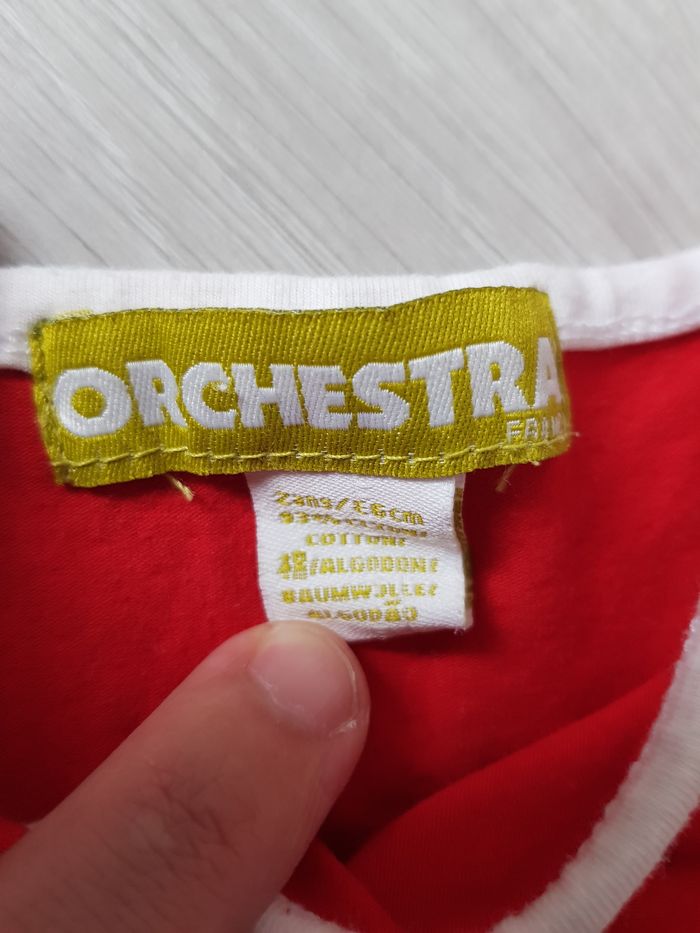 Top rouge et blanc - photo numéro 3