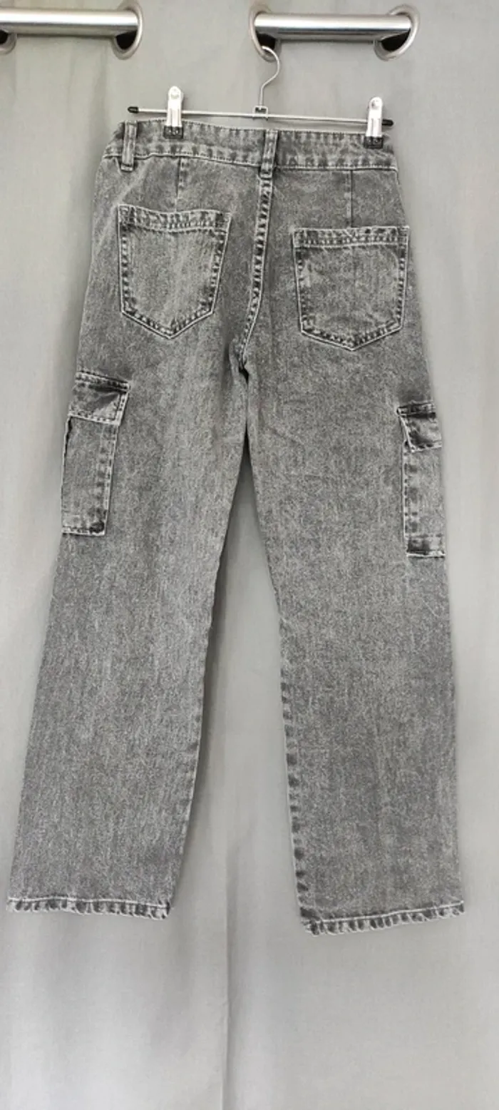 Magnifique jean cargo straight - photo numéro 9