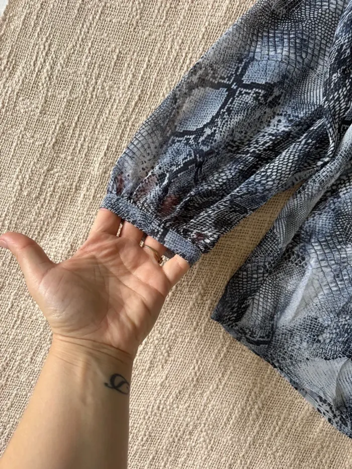 Blouse, IKKS, taille 36 bleu - photo numéro 5