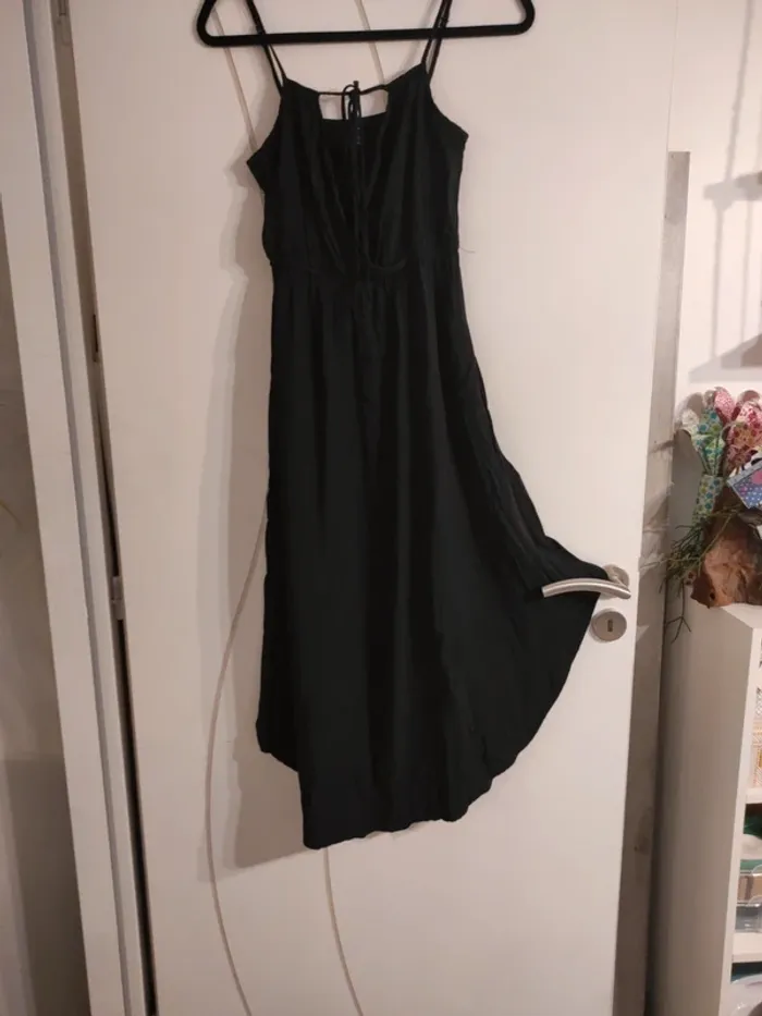 Robe longue 3/4 noire taille S Shein